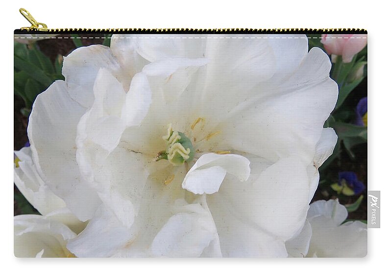 Flowers Zip Pouch featuring the photograph Flourishing Flowers by Beth Myer Photography