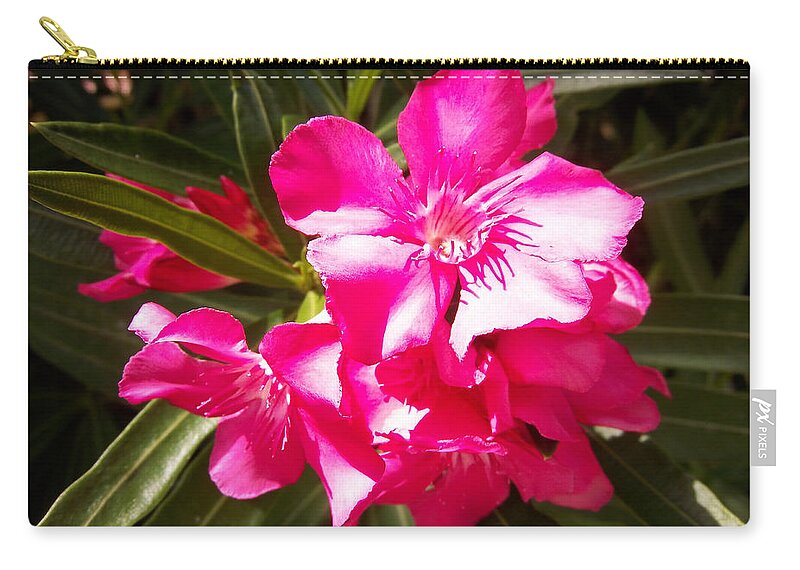 Flower Zip Pouch featuring the digital art Flower by George Pasini