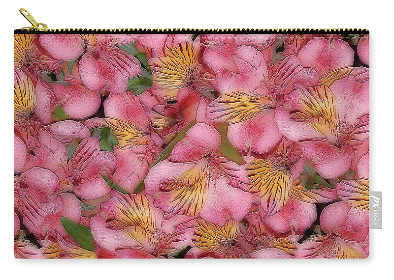 Art Zip Pouch featuring the photograph Flowers #8728 by Barbara Tristan