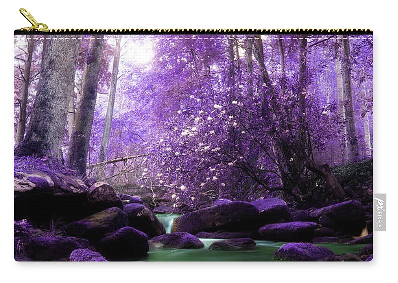 River Carry-all Pouch featuring the photograph Flowing Dreams by Mike Eingle