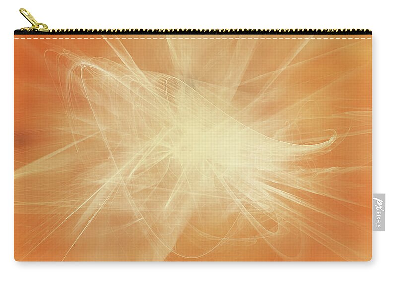 Background Zip Pouch featuring the photograph Flowing lines 1 by Les Cunliffe