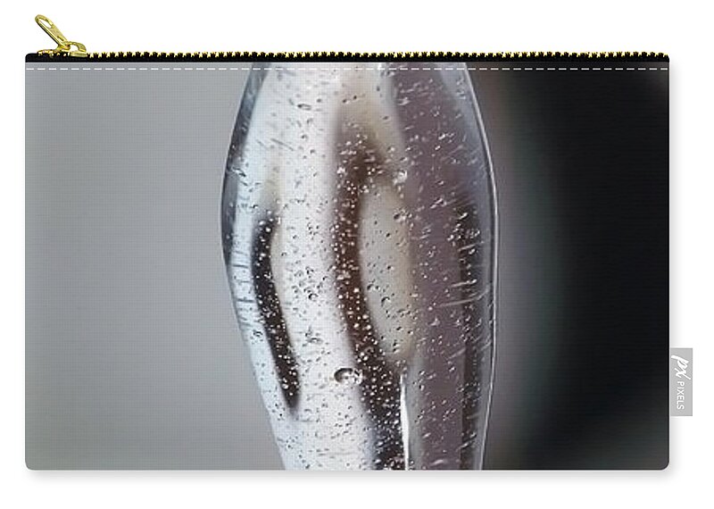 Abstract Zip Pouch featuring the photograph Fluidity II by Lauren Radke
