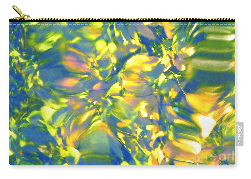 Abstract Zip Pouch featuring the photograph Fluttering of Color by Sybil Staples