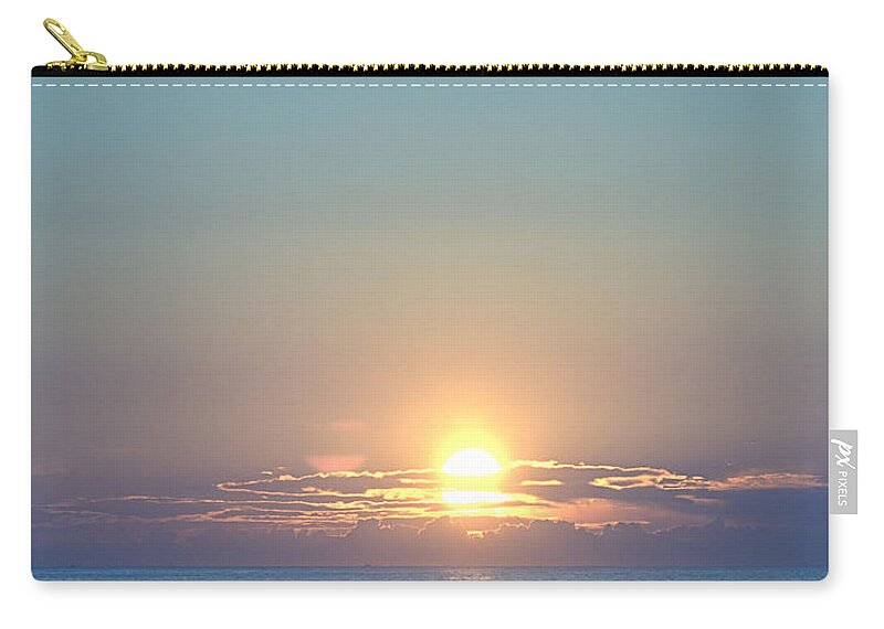 Sunrise Zip Pouch featuring the photograph Fly Over by Newwwman