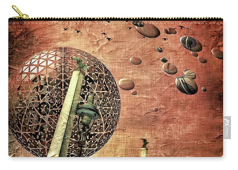 1:1 Zip Pouch featuring the photograph Flying saucers by Roberto Pagani
