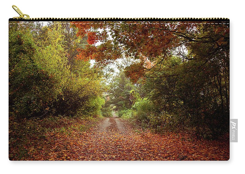 Foliage Zip Pouch featuring the photograph Foliage by Lilia S