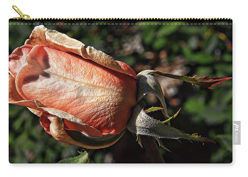 Rose Zip Pouch featuring the photograph For my love by Camille Lopez