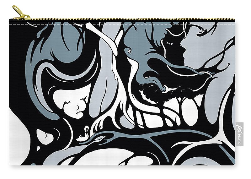 Female Carry-all Pouch featuring the digital art Foresight by Craig Tilley