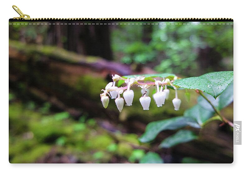 Flowers Zip Pouch featuring the photograph Forest Wild Flowers by Henri Irizarri