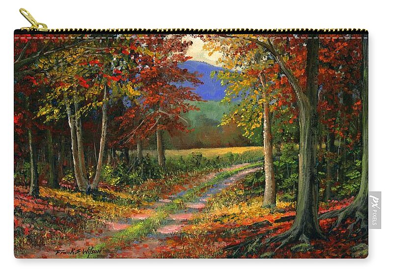 Forgotten Road Carry-all Pouch featuring the painting Forgotten Road by Frank Wilson