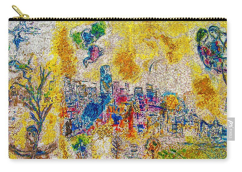 Four Seasons Zip Pouch featuring the photograph Four Seasons Chagall by Kyle Hanson