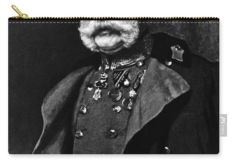 History Zip Pouch featuring the photograph Franz Joseph I, Emperor Of Austria by Omikron