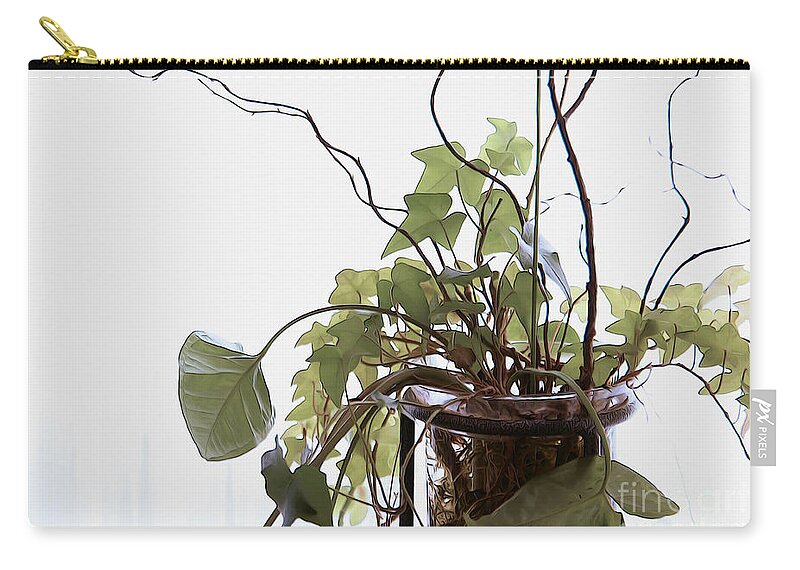 House Plants Zip Pouch featuring the photograph Fresh Cuttings by Yvonne Wright