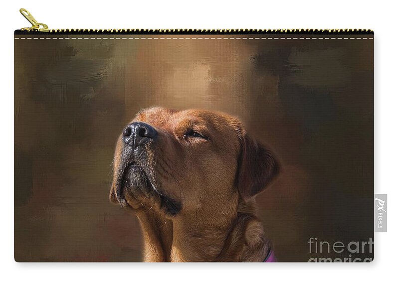 Frieda Zip Pouch featuring the photograph Frieda by Eva Lechner