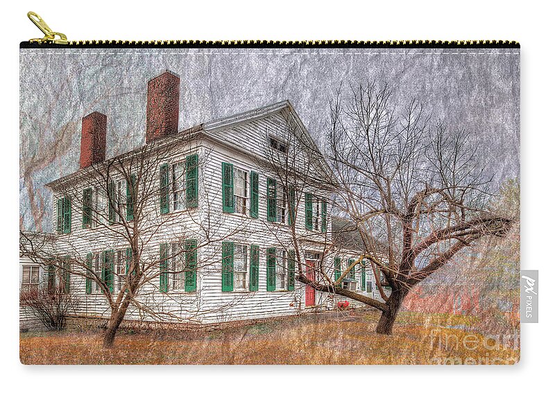 House Zip Pouch featuring the photograph Frizel-Welling House by Larry Braun