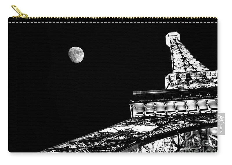Eiffel Tower Zip Pouch featuring the photograph From Paris With Love by Az Jackson