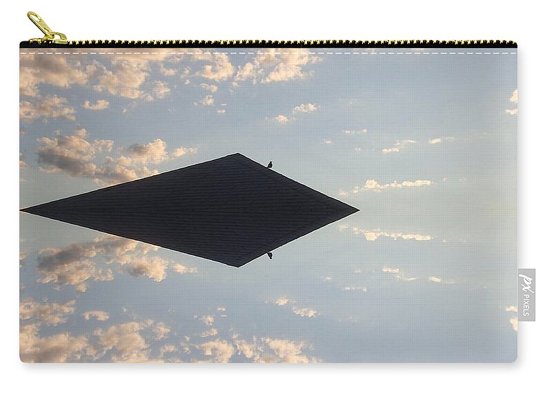  Sky Zip Pouch featuring the photograph Full Steam Ahead by Christina Verdgeline