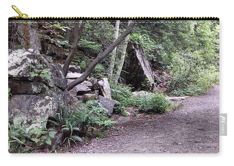 Path Zip Pouch featuring the photograph Fullness Along the Path by Allen Nice-Webb