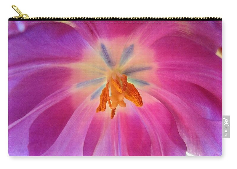Flowers Zip Pouch featuring the photograph Fully blown by Rosita Larsson