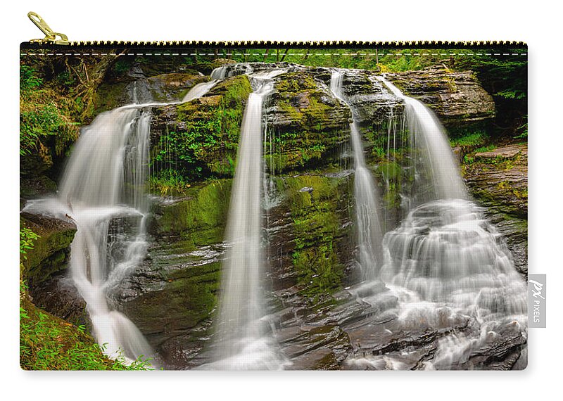 Fulmer Falls Carry-all Pouch featuring the photograph Fulmer Falls by Mark Rogers