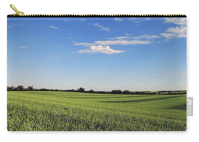Crop Zip Pouch featuring the photograph Future Harvest by Blair Wainman