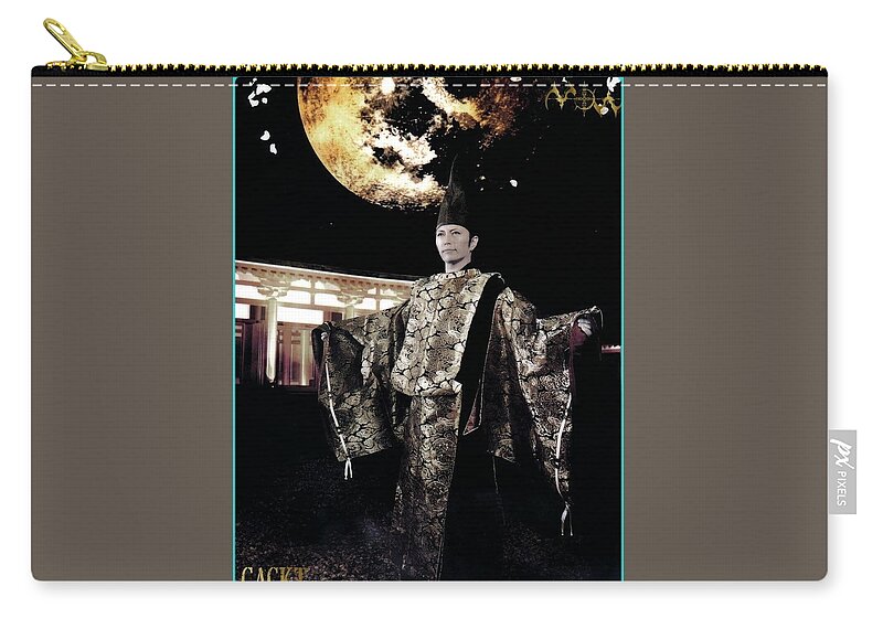 Gackt Zip Pouch featuring the photograph Gackt by Jackie Russo