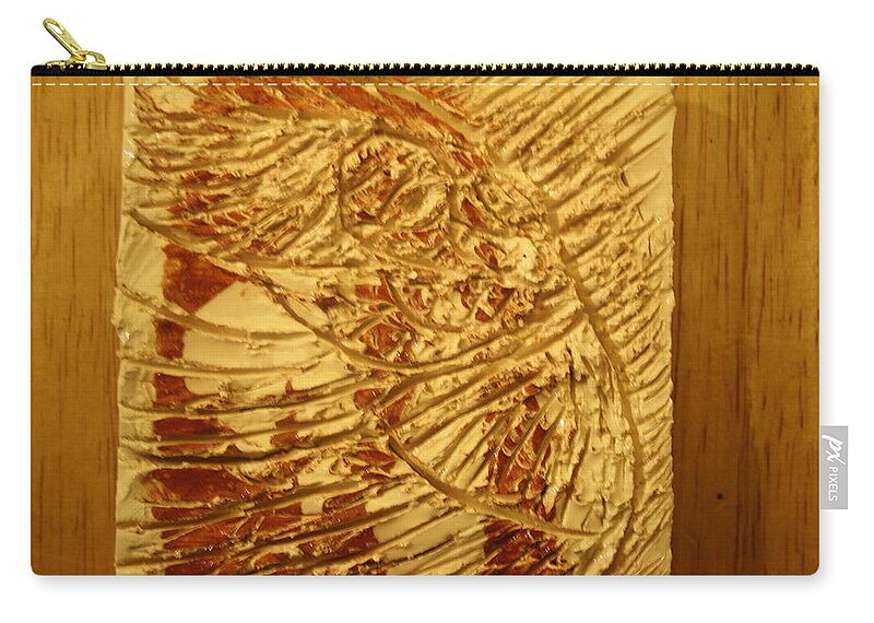 Jesus Zip Pouch featuring the ceramic art Gal- tile by Gloria Ssali