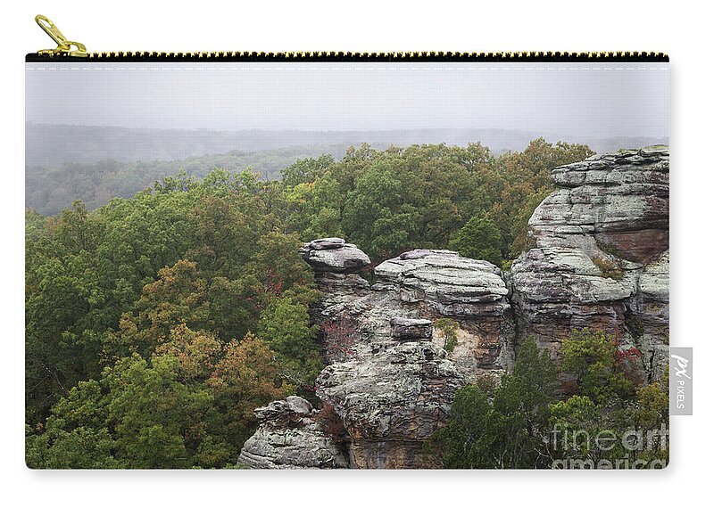 Garden Of The Gods Zip Pouch featuring the photograph Garden of the Gods by Andrea Silies
