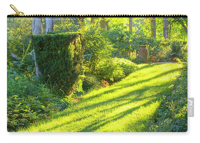 Hayward Garden Putney Vermont Carry-all Pouch featuring the photograph Garden Path by Tom Singleton