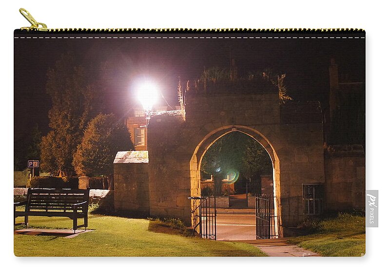 Gate Zip Pouch featuring the photograph Gate. by Elena Perelman