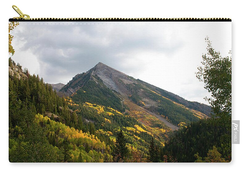 Storm Zip Pouch featuring the photograph Gathering Storm by Julia McHugh