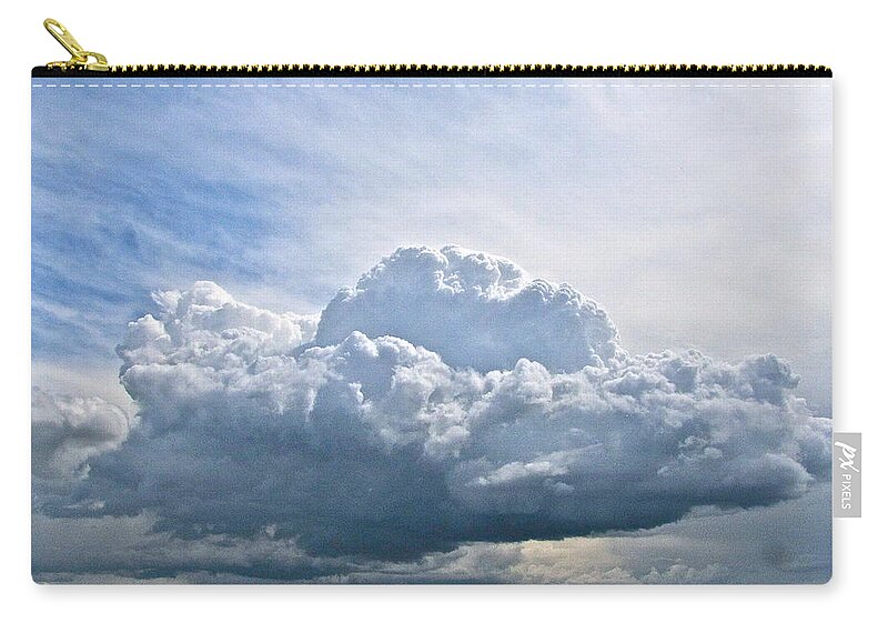 Storm Zip Pouch featuring the photograph Gathering storm by Sean Griffin