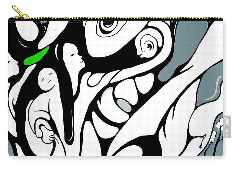 Female Carry-all Pouch featuring the digital art Generations by Craig Tilley