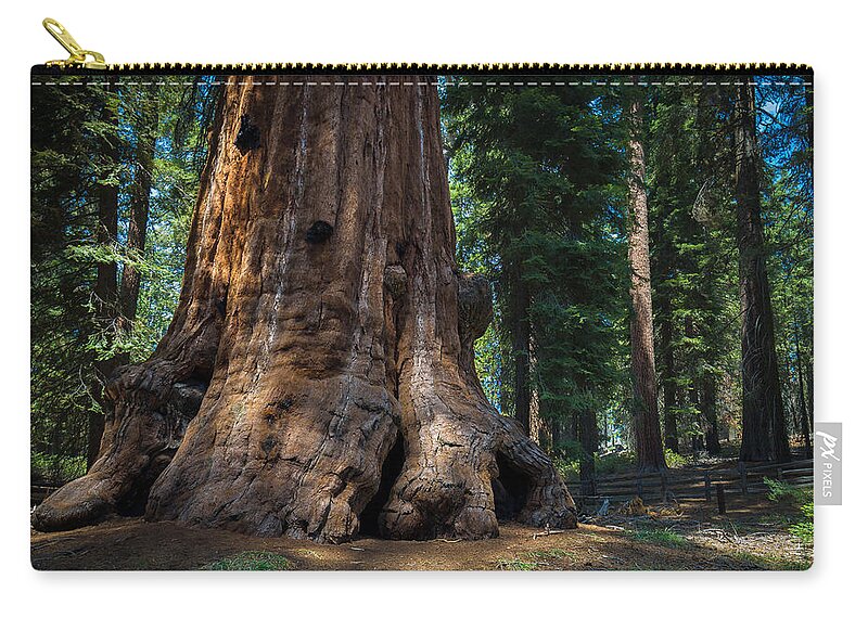 Laura Roberts Zip Pouch featuring the photograph Gentle Giant by Laura Roberts