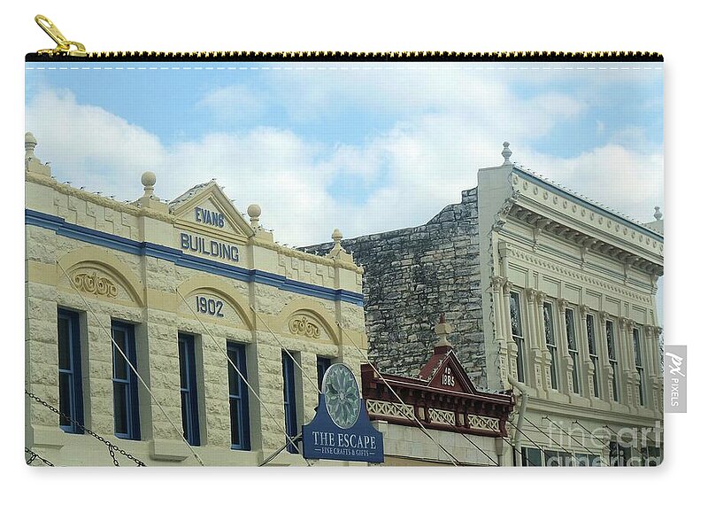 Georgetown Zip Pouch featuring the photograph Georgetown, Texas by Janette Boyd