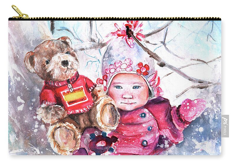 Truffle Mcfurry Carry-all Pouch featuring the painting Georgia And Pedro by Miki De Goodaboom