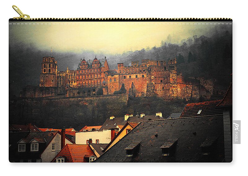 Germany Zip Pouch featuring the photograph German Castle by Bill Howard
