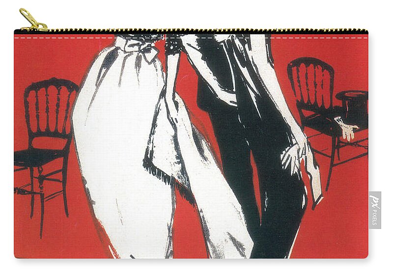 Fashion Zip Pouch featuring the photograph German Fashion, 1960 by Science Source
