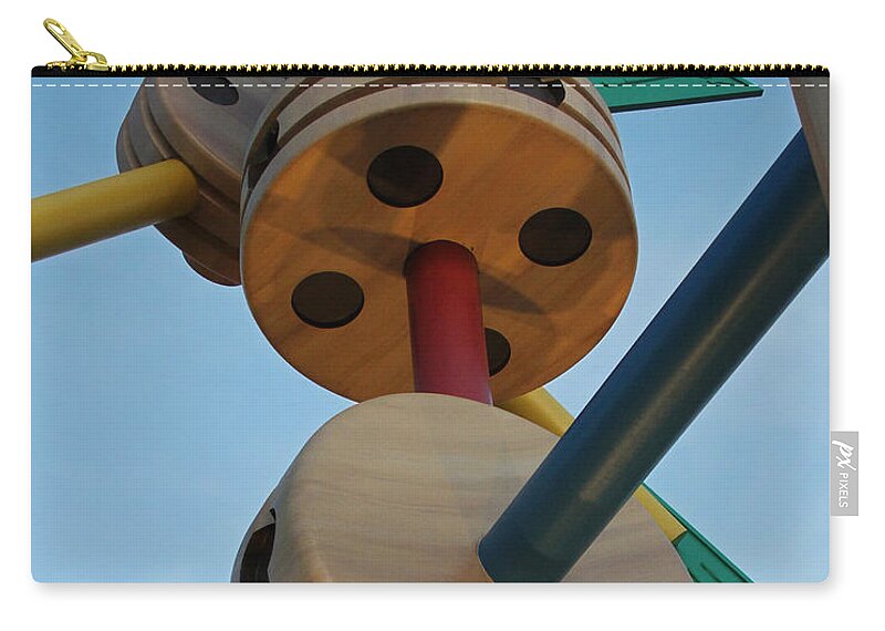 Tinker Toys Carry-all Pouch featuring the photograph Giant Tinker Toys by Jackson Pearson