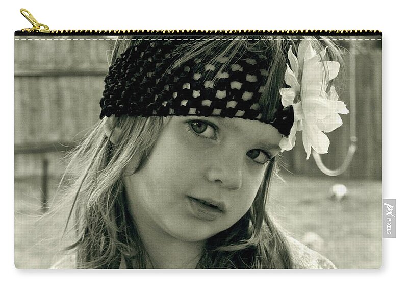 Girl Zip Pouch featuring the photograph Girls Rule by Gwyn Newcombe