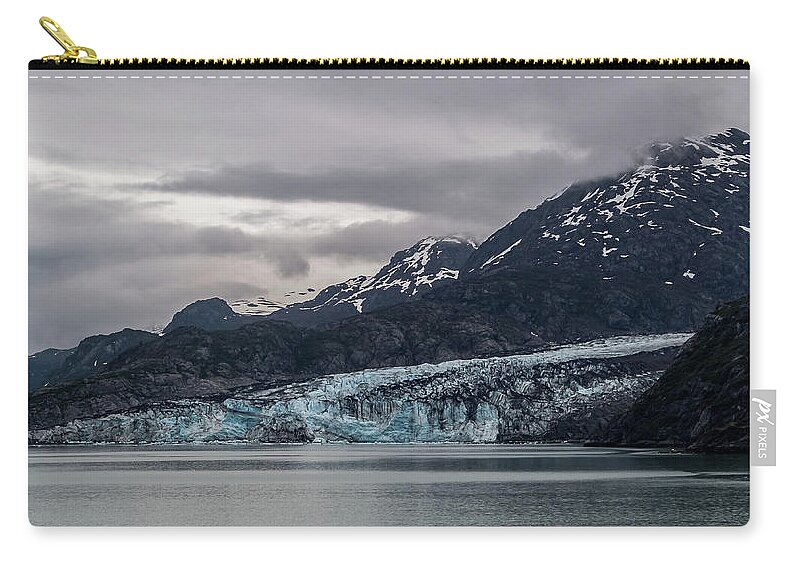 Glacier Bay National Park Zip Pouch featuring the photograph Glacier Bay by Ed Clark