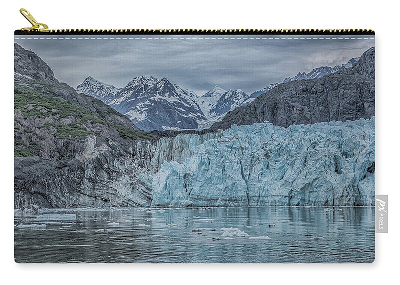 Alaska Zip Pouch featuring the photograph Glacier Bay by Patricia Dennis
