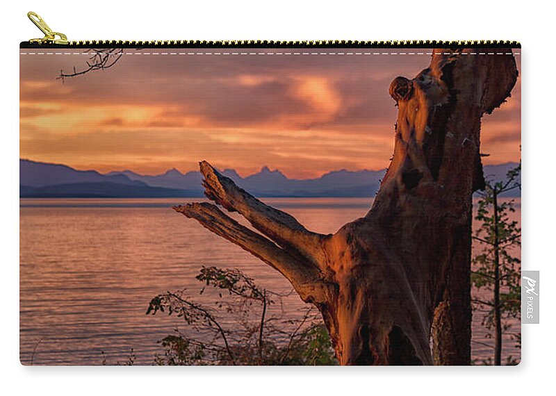 Gnarly Zip Pouch featuring the photograph Gnarly by Randy Hall