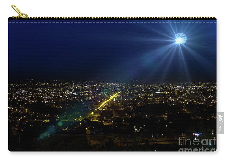 God Zip Pouch featuring the photograph God Loves Cuenca by Al Bourassa