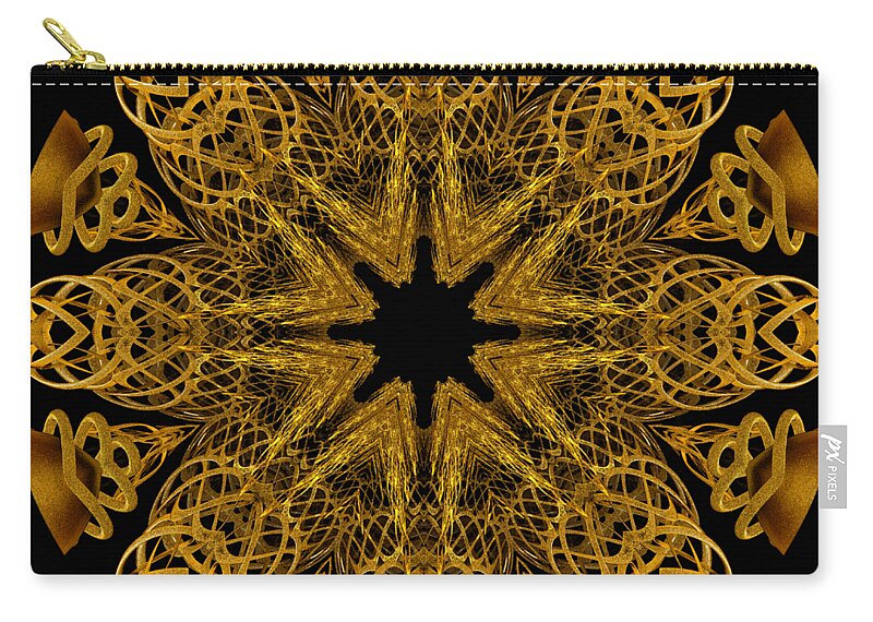 Gold Zip Pouch featuring the photograph Going for Gold by Elaine Teague