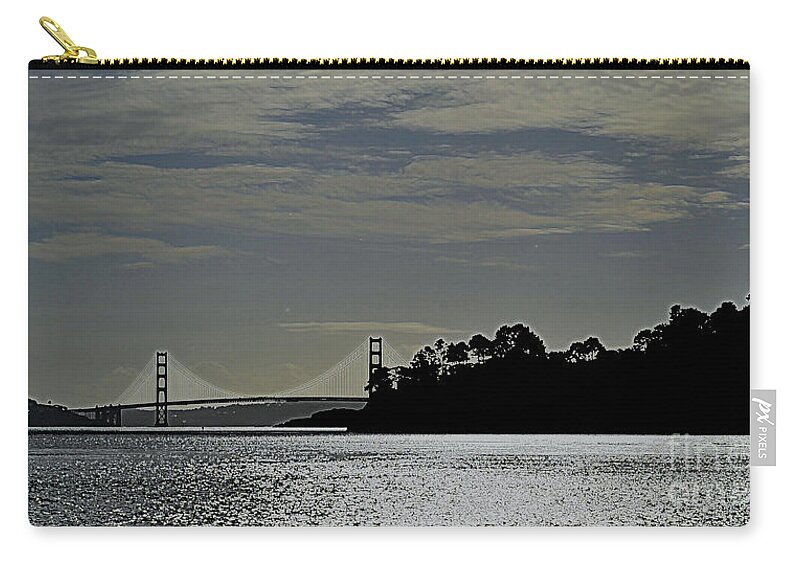 San Francisco Zip Pouch featuring the photograph Golden Gate Bridge by Diane montana Jansson