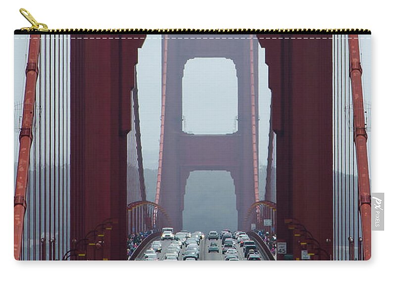 San Francisco Carry-all Pouch featuring the photograph Golden Gate Bridge, San Francisco by Andy Myatt