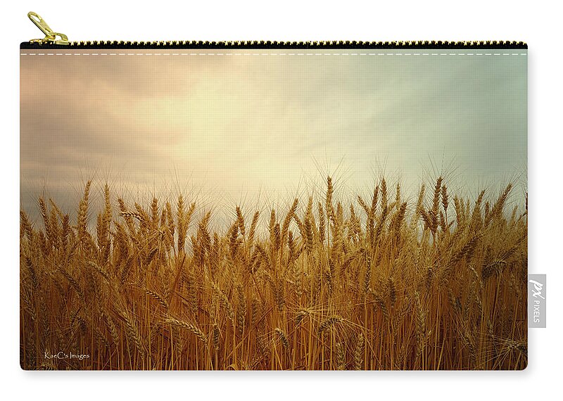 Wheat Carry-all Pouch featuring the photograph Golden Wheat by Kae Cheatham