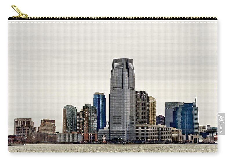 Goldman Sachs Zip Pouch featuring the photograph Goldman Sachs tower. by Elena Perelman
