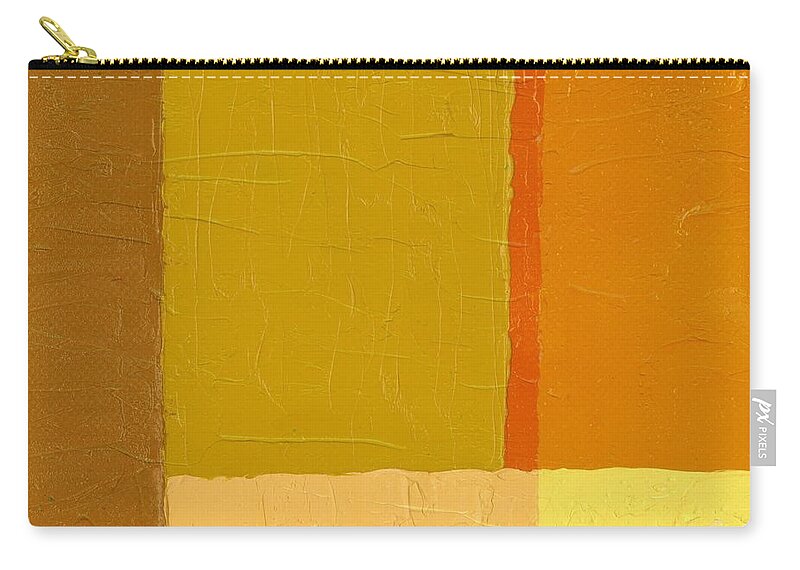 Contemporary Zip Pouch featuring the painting Good Colors 2.0 by Michelle Calkins